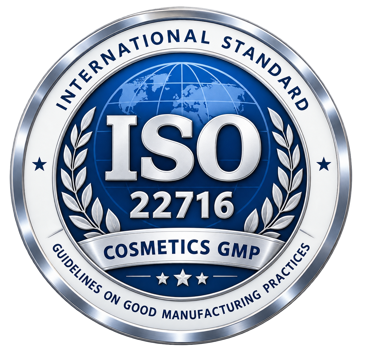 ISO 22716 certification mark