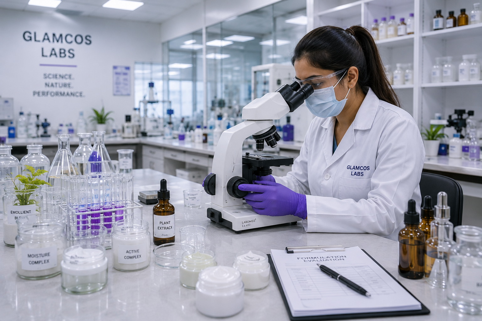 Glamcos Labs R&D laboratory