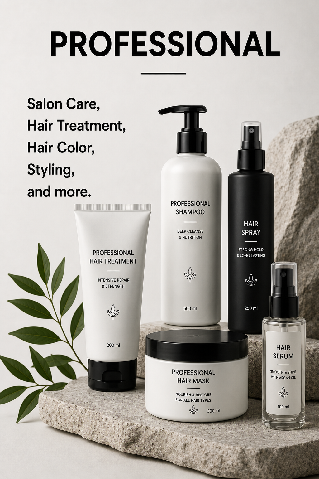 Glamcos Labs hair care product formulation examples