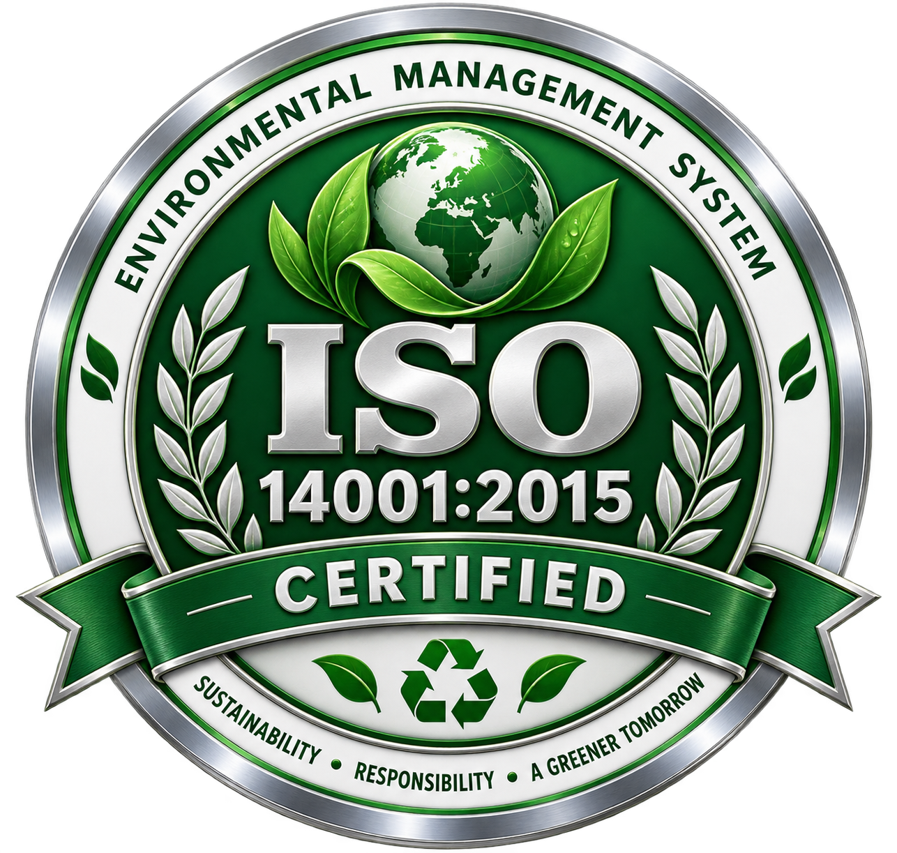 ISO 14001:2015 certification mark