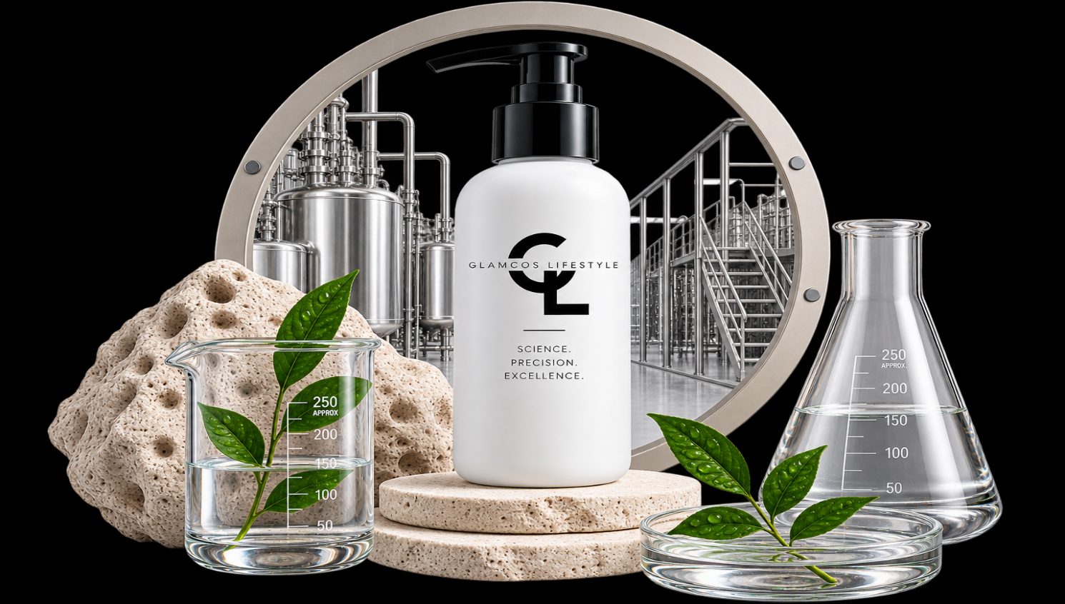 Glamcos Labs production floor serving diverse clients